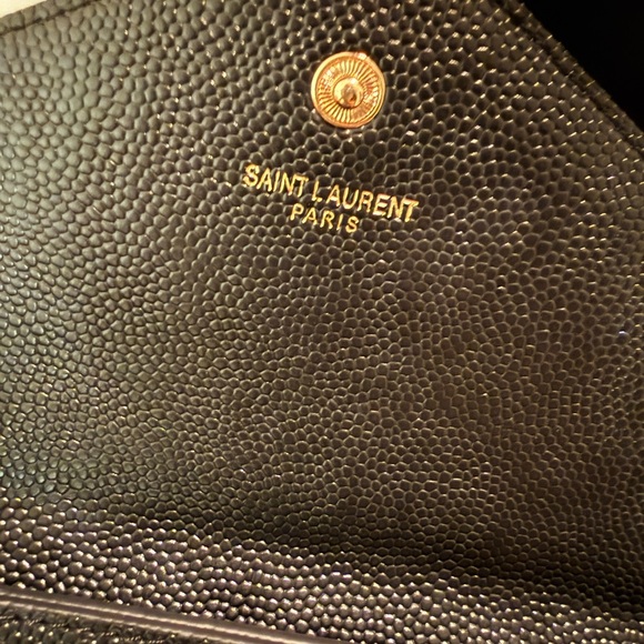 Saint Laurent Black Chevron Crossbody Bag - Picture 11 of 13